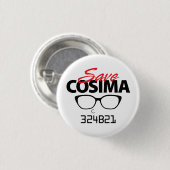 孤児の黒からCosimaボタンを救って下さい 缶バッジ (正面&裏面)