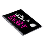 孤児の黒|は私に陽気な何かを取って来ます ノートブック (右側)