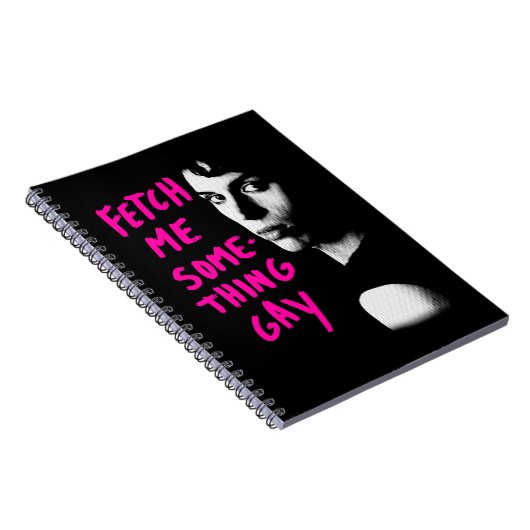 孤児の黒|は私に陽気な何かを取って来ます ノートブック (右側)