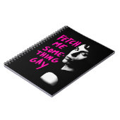 孤児の黒|は私に陽気な何かを取って来ます ノートブック (左側)