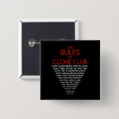 孤児の黒|クローンクラブの規則 缶バッジ (正面&裏面)