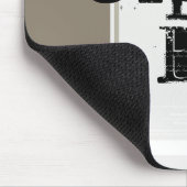 孤児の黒DNAの背景のマウスパッド マウスパッド (コーナー)