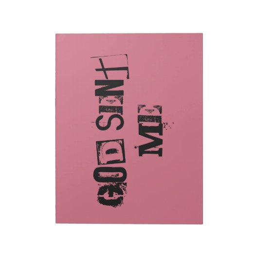 孤児ブラック引用文神が私にアリソンを送った ノートパッド (回転)