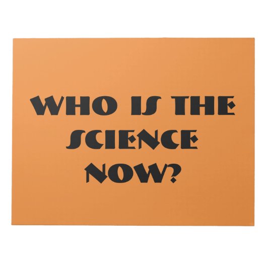 孤児ブラック引用文誰がサイエントーだ? ノートパッド (正面)