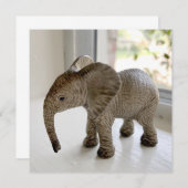 孤児ベビーゾウNotecards ノートカード (正面/裏面)
