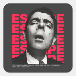 孤児Mr.ビーンエスケープデザイン スクエアシール