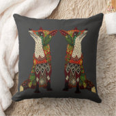 孤愛鉛の麻布 クッション (ブランケット)