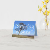 孤木、木好き及び東屋 カード (黄色い花)