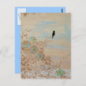 孤独からオリジナル絵画の ポストカード (正面/裏面)