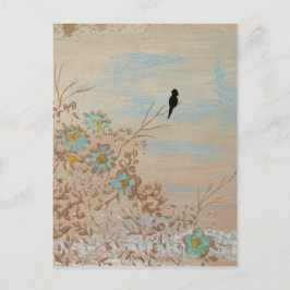 孤独からオリジナル絵画の ポストカード