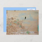 孤独からオリジナル絵画の ポストカード (正面/裏面)