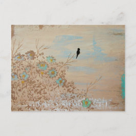 孤独からオリジナル絵画の ポストカード