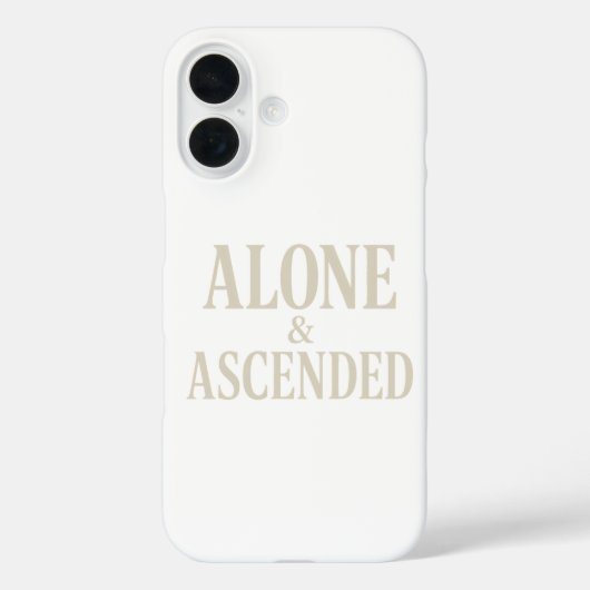 孤独と上昇 – 高貴な孤独の芸術 Case-Mate iPhoneケース (裏面)