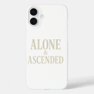 孤独と上昇 – 高貴な孤独の芸術 iPhone 16 PLUSケース