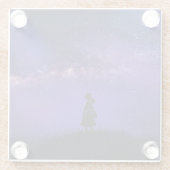 孤独と星空の夜 ガラスコースター (裏面)