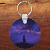 孤独と星空の夜 キーホルダー (正面)