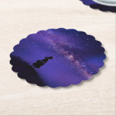 孤独と星空の夜 ペーパーコースター (アングル)