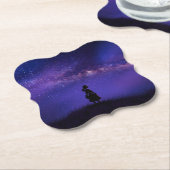 孤独と星空の夜 ペーパーコースター (アングル)