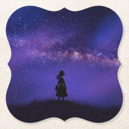 孤独と星空の夜 ペーパーコースター