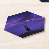 孤独と星空の夜 ペーパーコースター (アングル)