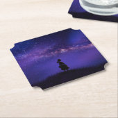 孤独と星空の夜 ペーパーコースター (アングル)