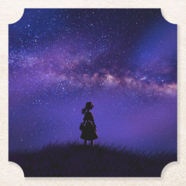 孤独と星空の夜 ペーパーコースター