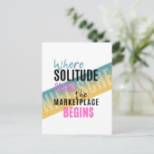 孤独と群集イントロヴェールニーチェ引用文 ポストカード (スタンド正面)