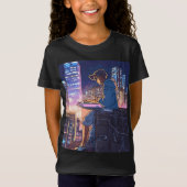 孤独なアニメガール Tシャツ (正面)