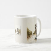 孤独なウォークコーヒーマグ コーヒーマグカップ (正面右)