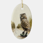 孤独なウォークセラミックオーナメント セラミックオーナメント (右)