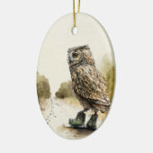 孤独なウォークセラミックオーナメント セラミックオーナメント (左)