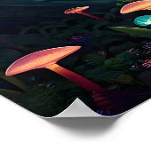 孤独なエイリアンはエイリアン園を通って道を歩く ポスター (角)