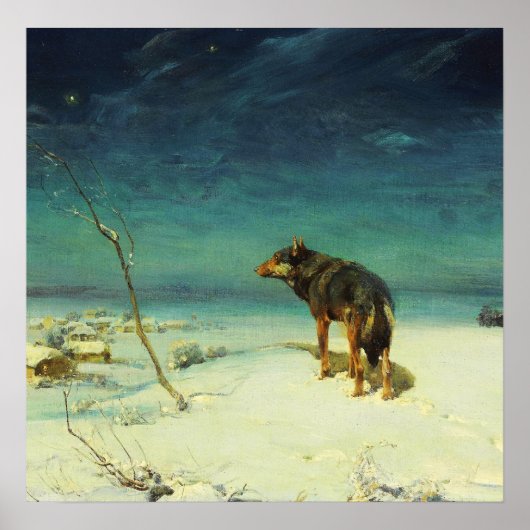 孤独なオオカミ ポスター (正面)