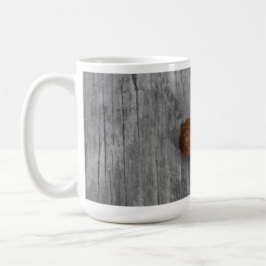 孤独なカタツムリのコーヒーマグ コーヒーマグカップ (左)