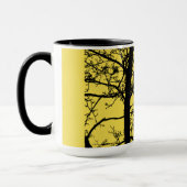 孤独なカラスのコンボのマグ マグカップ (左)