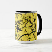 孤独なカラスのコンボのマグ マグカップ (正面右)