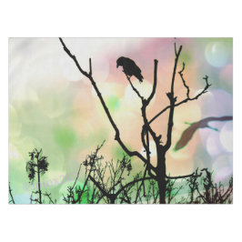 孤独なカラスのテーブルクロス テーブルクロス