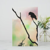 孤独なカラスの文房具 便箋 (スタンド正面)