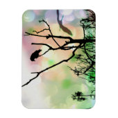 孤独なカラス磁石 マグネット (縦)