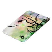 孤独なカラス磁石 マグネット (左側)