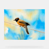 孤独なカラフル アクリルサイン (正面)