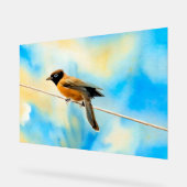 孤独なカラフル アクリルサイン (傾斜)