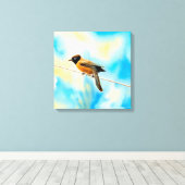 孤独なカラフル キャンバスプリント (インサイチュ (ウッドフロア))