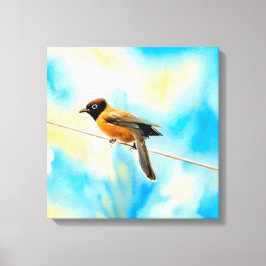 孤独なカラフル キャンバスプリント