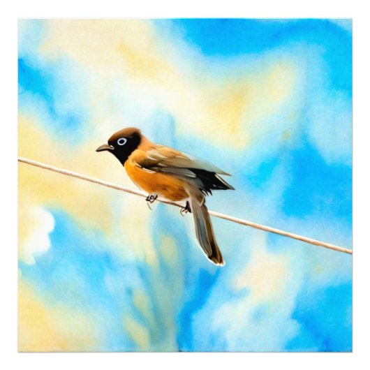 孤独なカラフル フォトプリント            (正面)