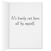 孤独なクリケットカード (内側 (右))