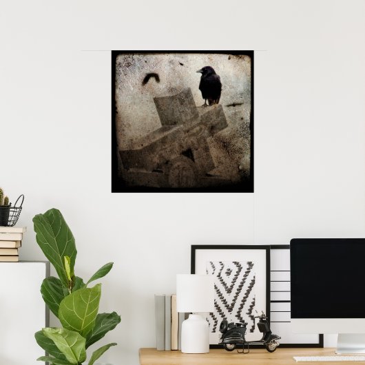 孤独なクロウ ポスター (ホームオフィス)