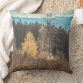 孤独なコテージ クッション (ブランケット)