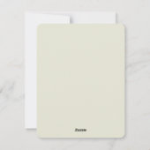 孤独なコテージ シーズンカード (裏面)