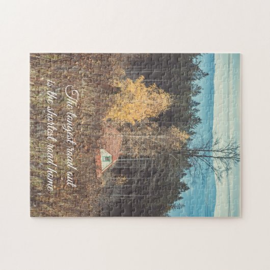 孤独なコテージ ジグソーパズル (横)